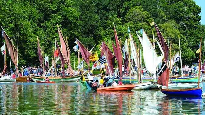 Les bateaux sur l'Erdre