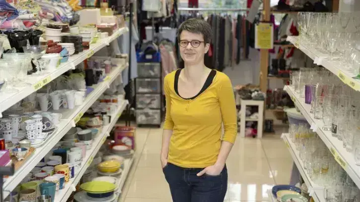Sophie Burel - codirectrices de la ressourcerie Le TransiStore 