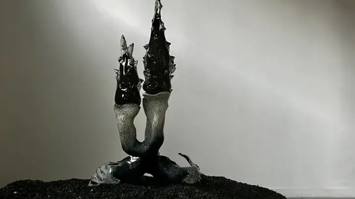 Exposition-Sauroctone-sculpture-en-céramique 