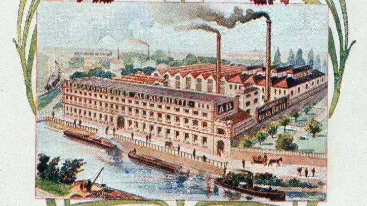 L'usine des savonneries Biette à la fin du 19e siècle