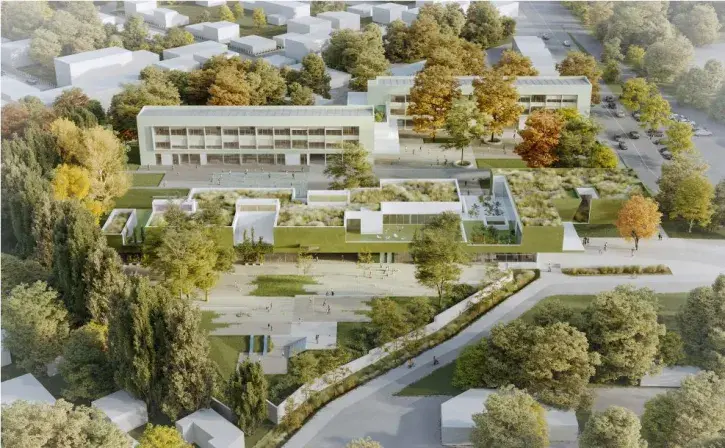 Vue d'architecte da la future école Camille-Claudel.