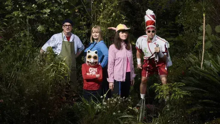 Des membres du groupe Green Line Marching Band.