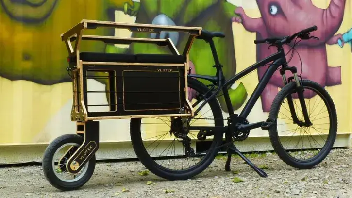 Un vélocargo.
