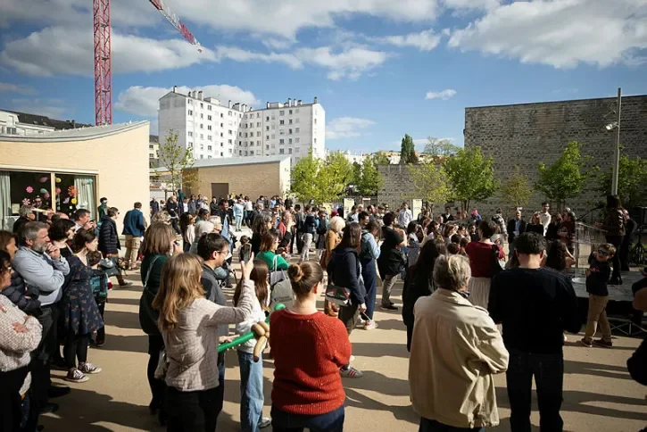 Photo d'un groupe de parents