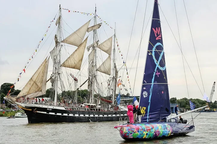 Le Belem sur la Loire. 