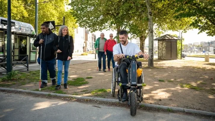 En balade avec l'association "Avançons Ansemble"