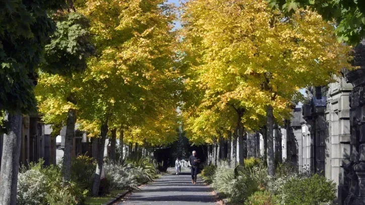Cimetière de la Miséricorde à Nantes à la Toussaint
