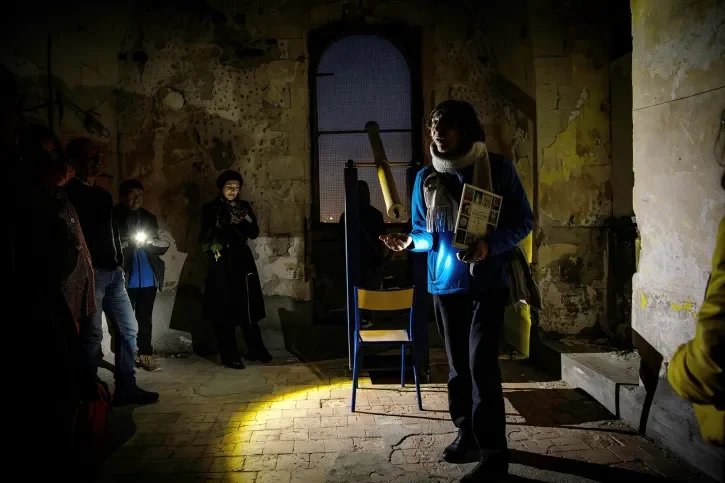 Une animation sur l'astronomie. 