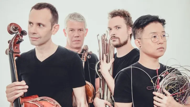 Des musiciens du quator Diotima.