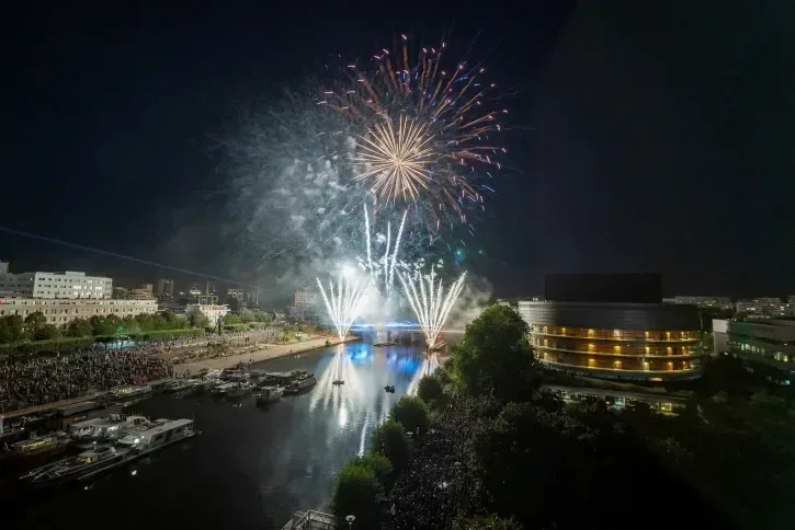 Un feu d'artifice.