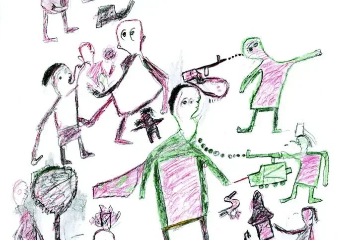 Un dessin d'enfant.