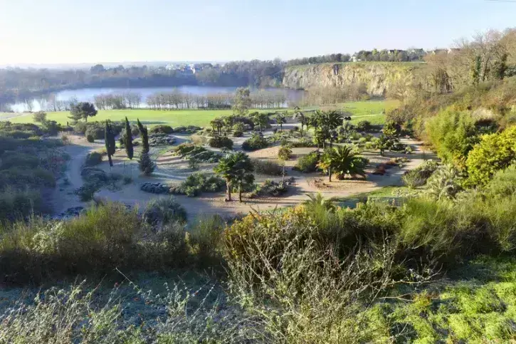 Le jardin méditerranéen du parc de la Carrière à Saint-Herblain 