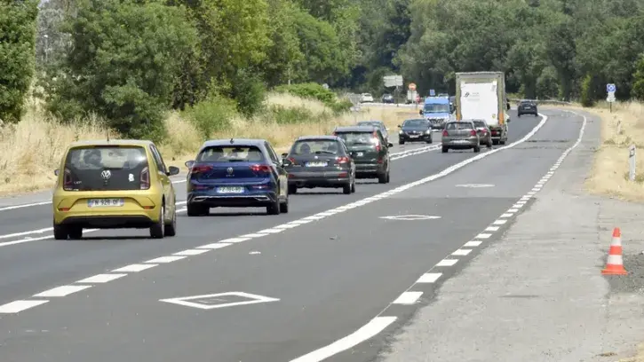 Nantes Métropole entend faciliter le covoiturage avec la mise en service d'une voie de 2,2 km sur le boulevard de la Prairie-de-Mauves © Rodolphe Delaroque.
