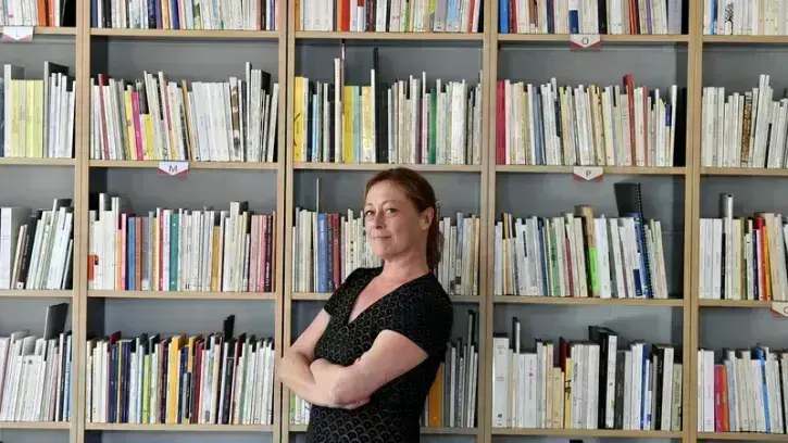 Magali Brazil, directrice de la Maison de la Poésie © Marc Roger.