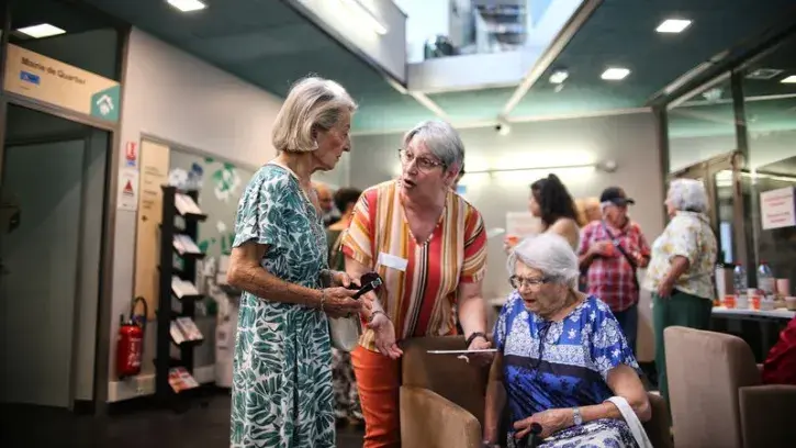 Un espace seniors de proximité en lien avec le CLIC Nantes Entour'âge a ouvert en juin au pôle Daniel Asseray. © Romain Boulanger