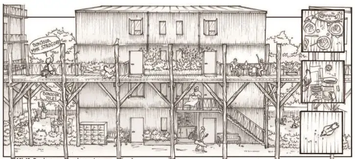 CISN Immobilier, en lien avec Bond Society et l'Atelier Desmichelle, proposera 67 logements, dont 34 libres et 33 en bail réel solidaire, et un espace appropriable par les habitants du quartier en association syndicale libre. Crédit : CISN - Bond Society 