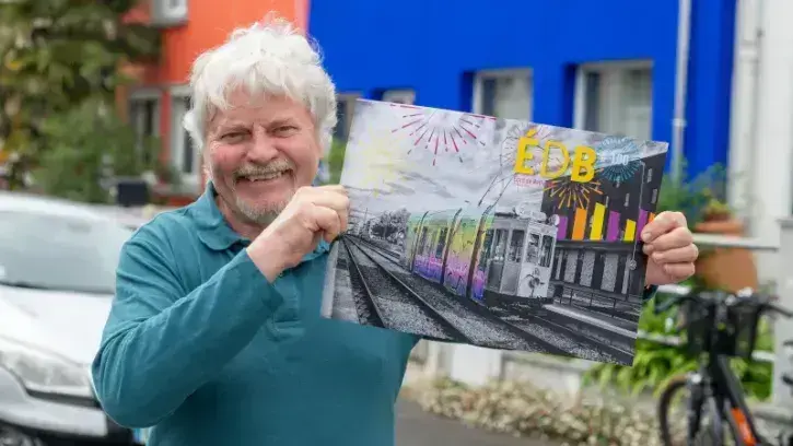 Hubert Raullo est l'un des membres de la rédaction de l'Écrit de Bellevue © Patrick Garçon – Nantes Métropole.