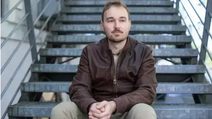 Corentin Delsard est l'un des responsables des Jeunes Européens Nantes © Céline Jacq pour Nantes Métropole