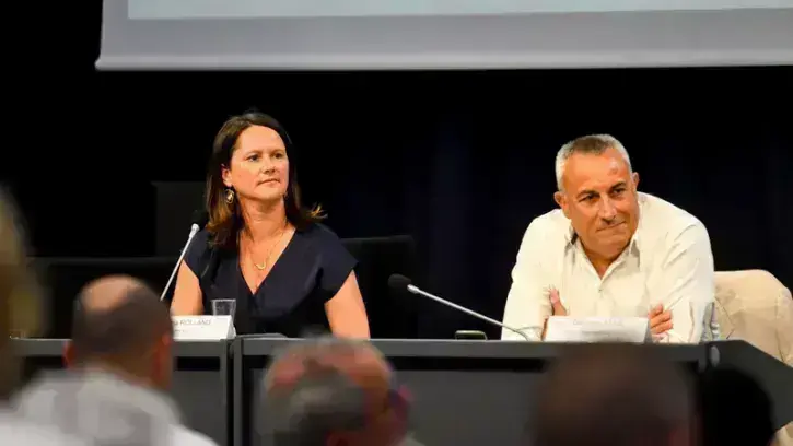 La séance du conseil métropolitain à la Cité des congrès © Thierry Mezerette pour Nantes Métropole.