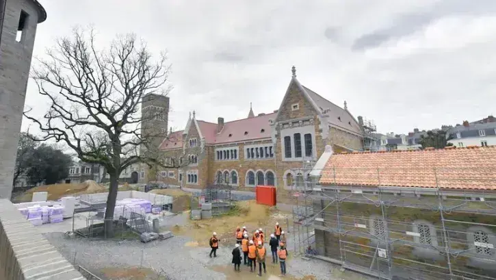 La réhabilitation et l'extension du musée Dobrée ont été imaginées par les architectes de l'Atelier Novembre, l'agence Moabi (paysagistes) et le studio Adeline Rispal (scénographie). © Rodolphe Delaroque