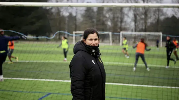 Lucie Beaufreton est la kiné du FC Nantes depuis 3 ans. © Romain Boulanger