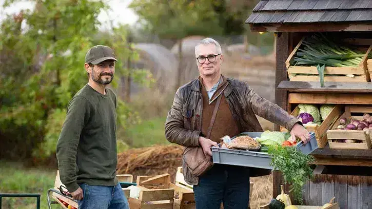 Bernard Viaud est comptable. En couple, il a 62 ans et habite Vertou. C'est un habitué des défis citoyens organisés par Nantes Métropole. Déchets, énergie, et deux défis alimentation. © Christiane Blanchard pour Nantes Métropole