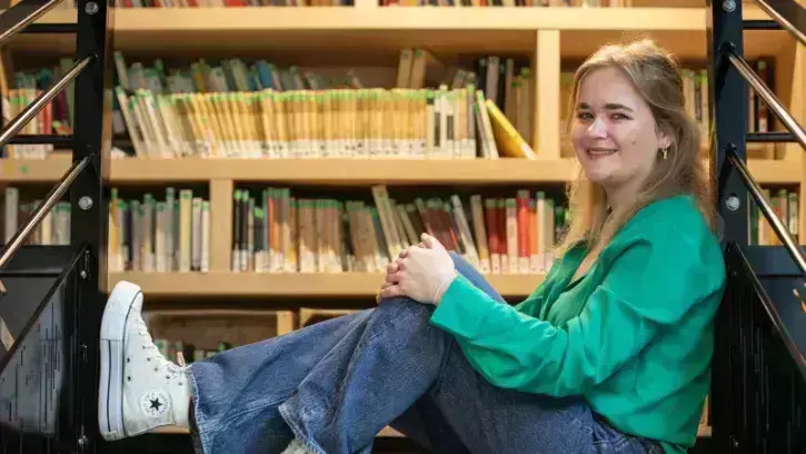 Paula Zang est la jeune ambassadrice de Sarrebruck à Nantes © Céline Jacq pour Nantes Métropole