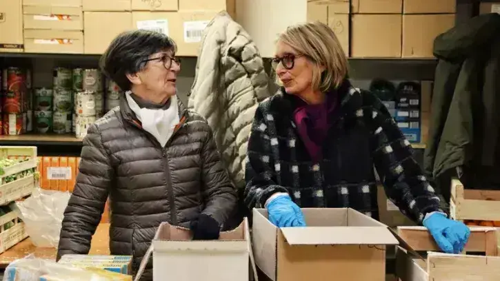Des bénévoles des Restos du Coeur. © Les Restos du Coeur