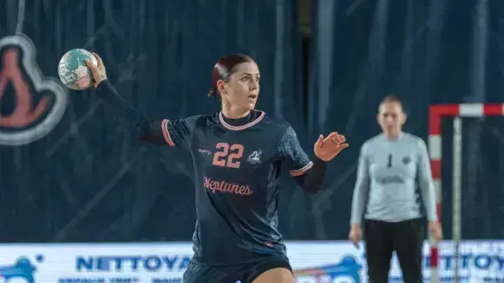Tamara Horacek, capitaine des Neptunes de Nantes Handball © Théo Brachu